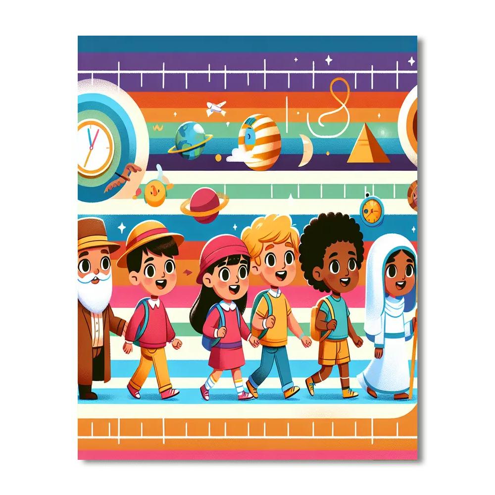 Time Travel Quest DIY Paint By Numbers