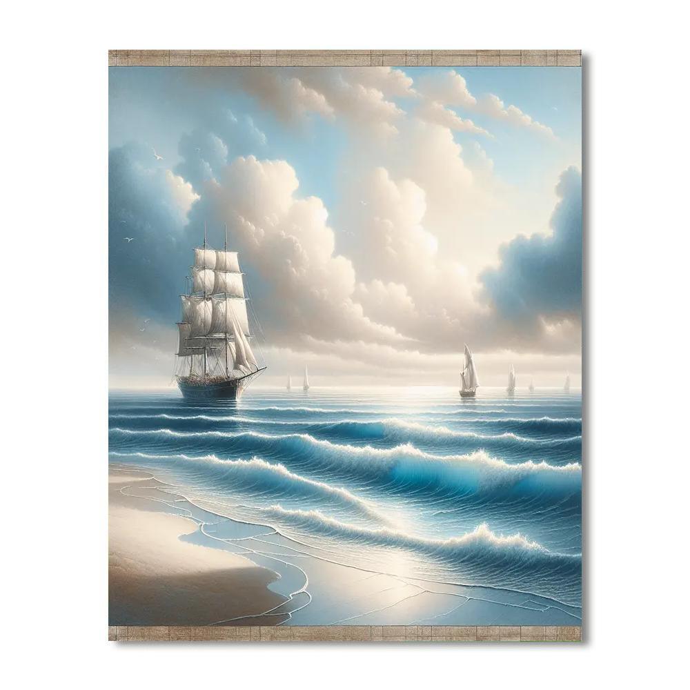 Nautical Coastal Charm Paint By Numbers Kits