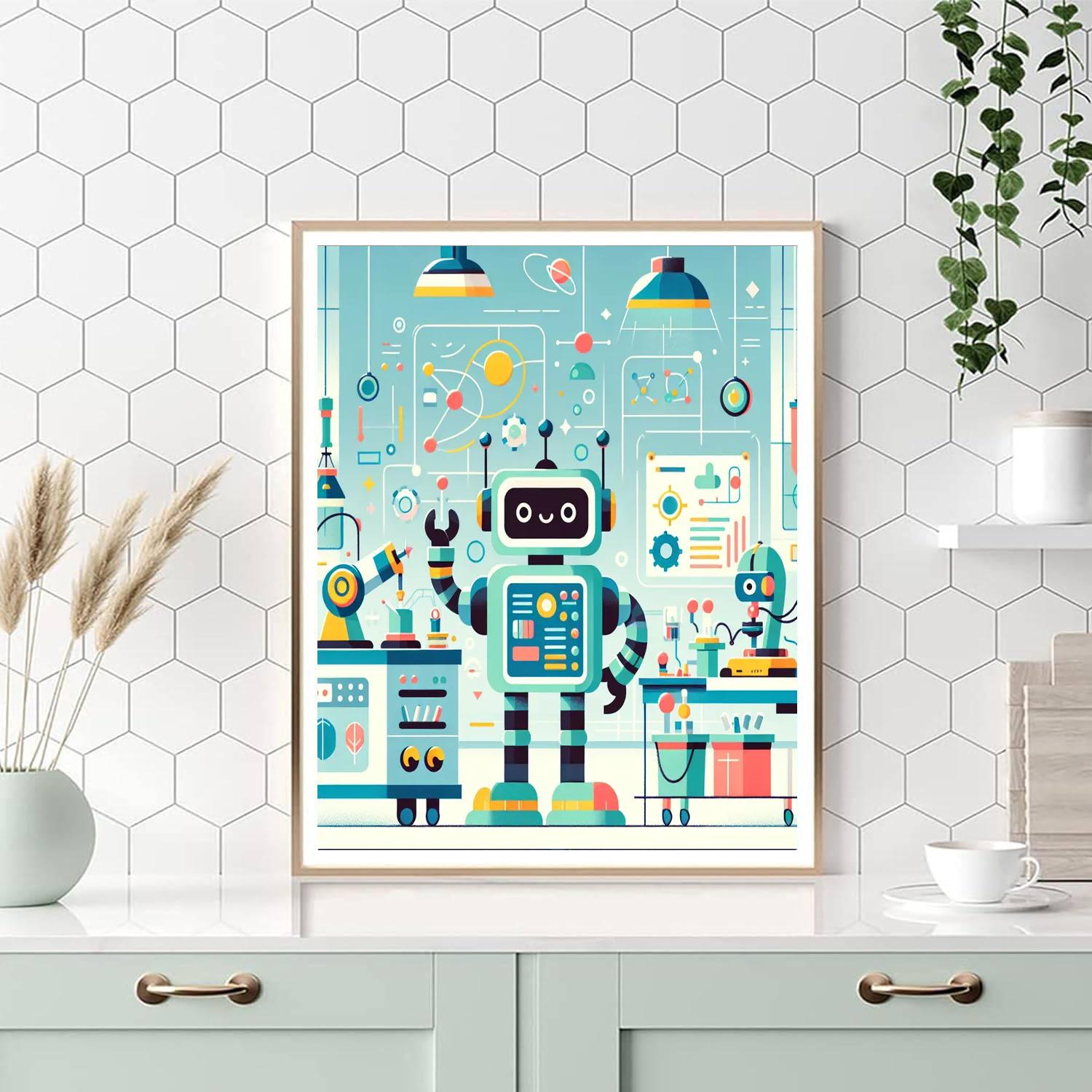Robot Innovator Paint By Color