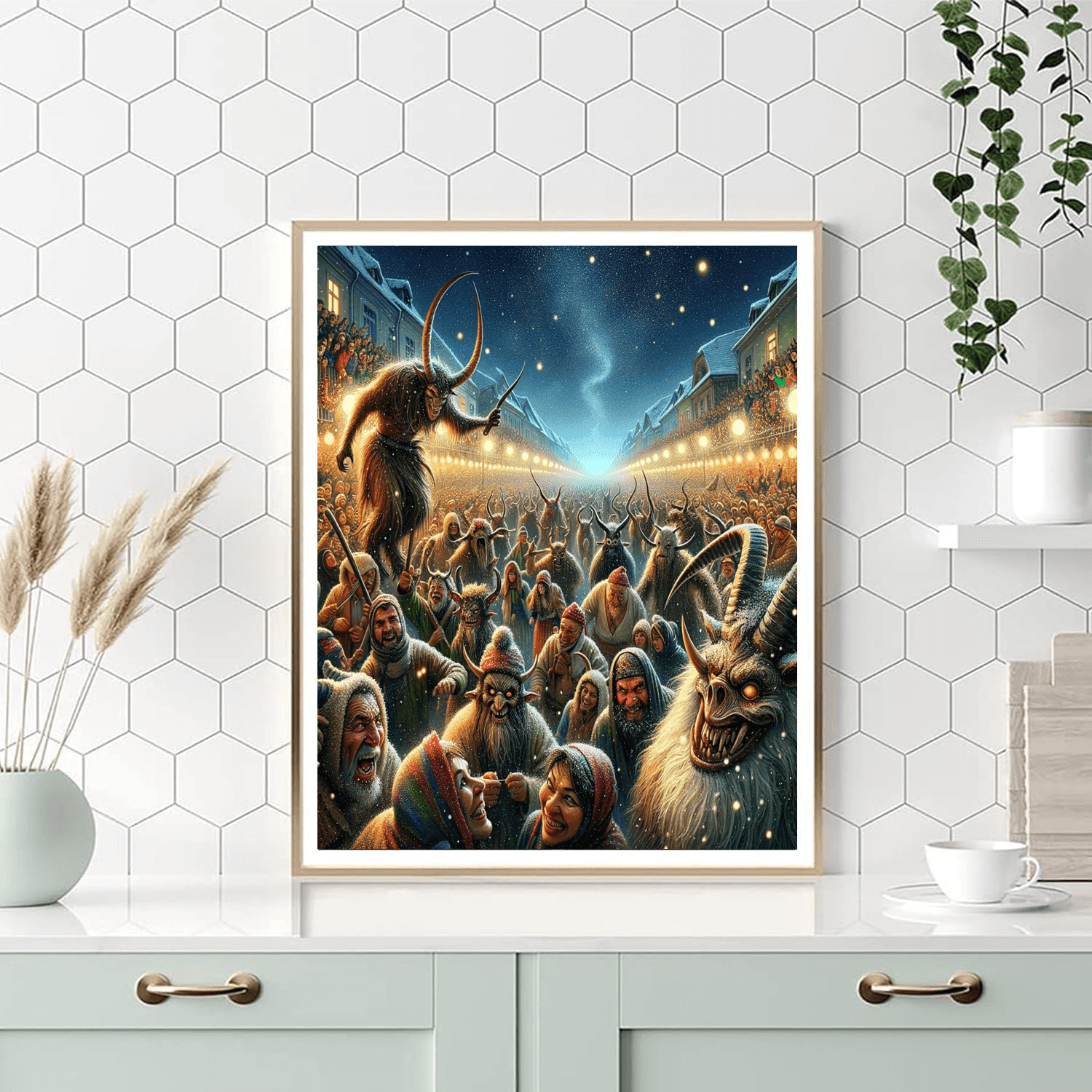 Krampusnacht - Austria Painting By Numbers Kit