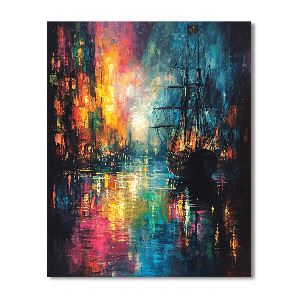 Joseph Mallord William Turner Inspired Prismatic Waters  Painting By Numbers Kit