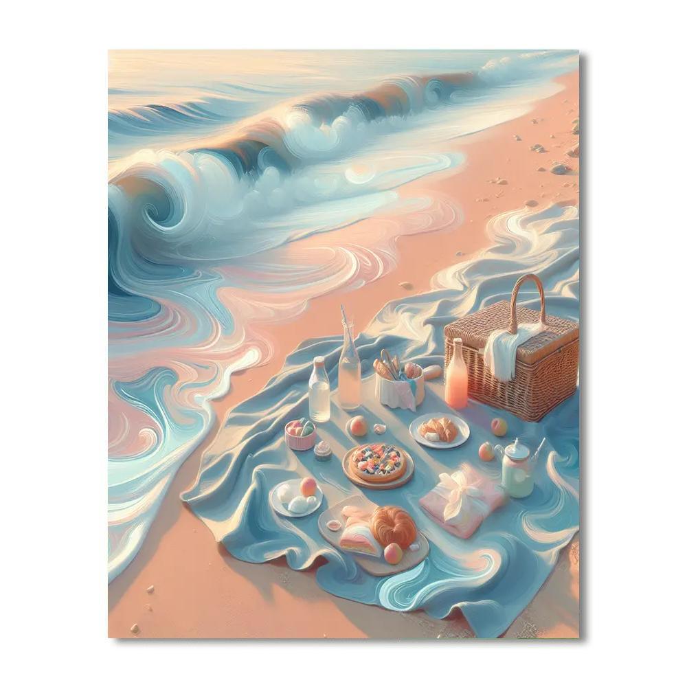 Dreamy Seaside Picnic Numbered Painting Kits