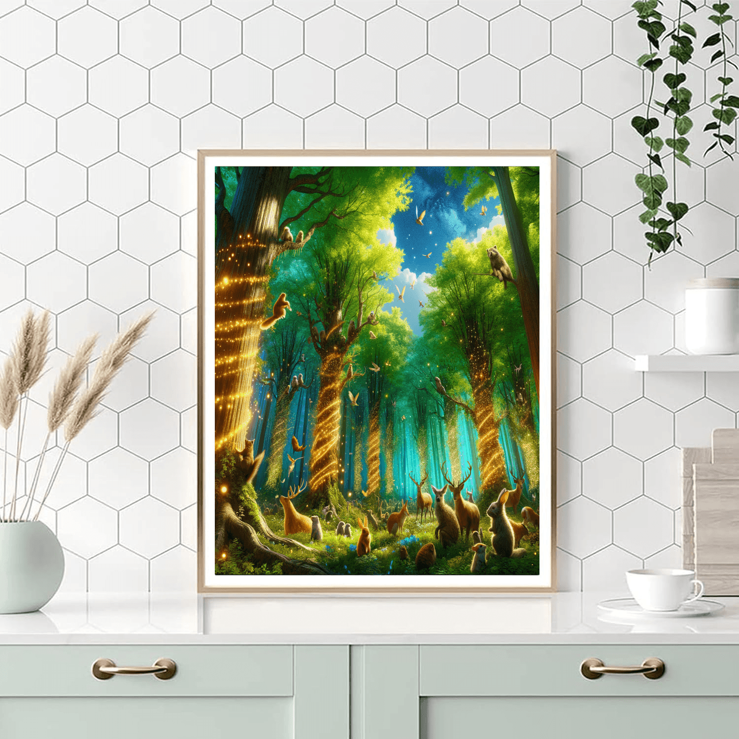 Fairytale Forest Delight Paint By Numbers