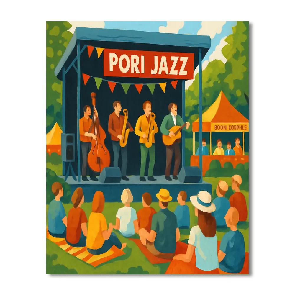 Pori Jazz Festival - Pori, Finland Paint By Numbers Art