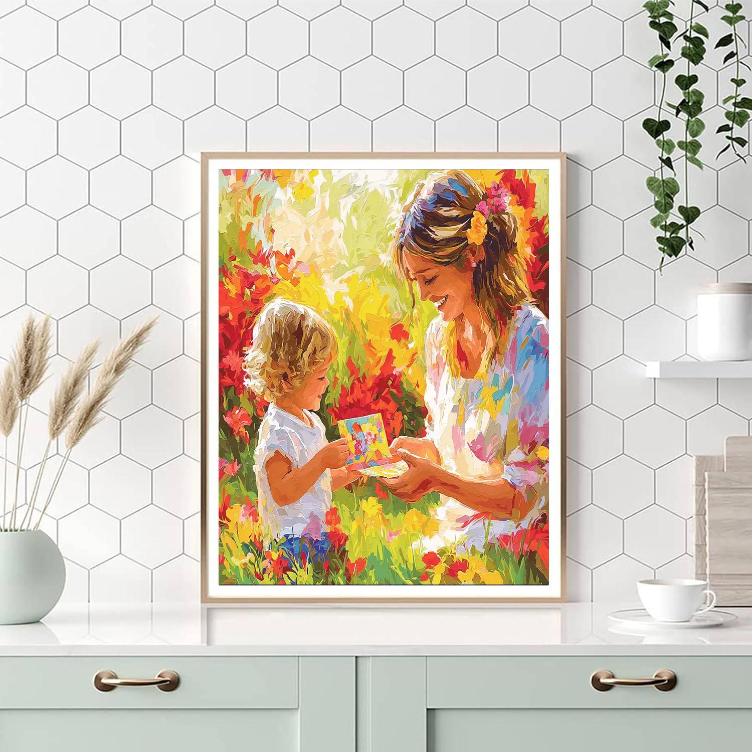 Celebrating Mother's Day Painting By Numbers Kit