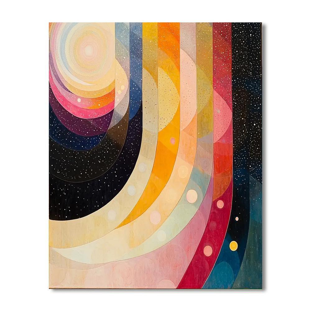 Hilma Af Klint Inspired Astral Journey  Painting By Numbers Kit