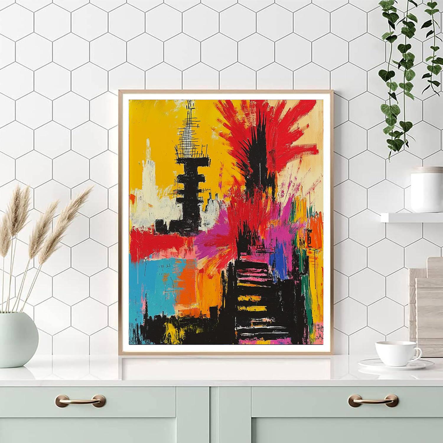 Jean-Michel Basquiat Inspired Alchemy Of Ideas  Paint By Numbers Kits