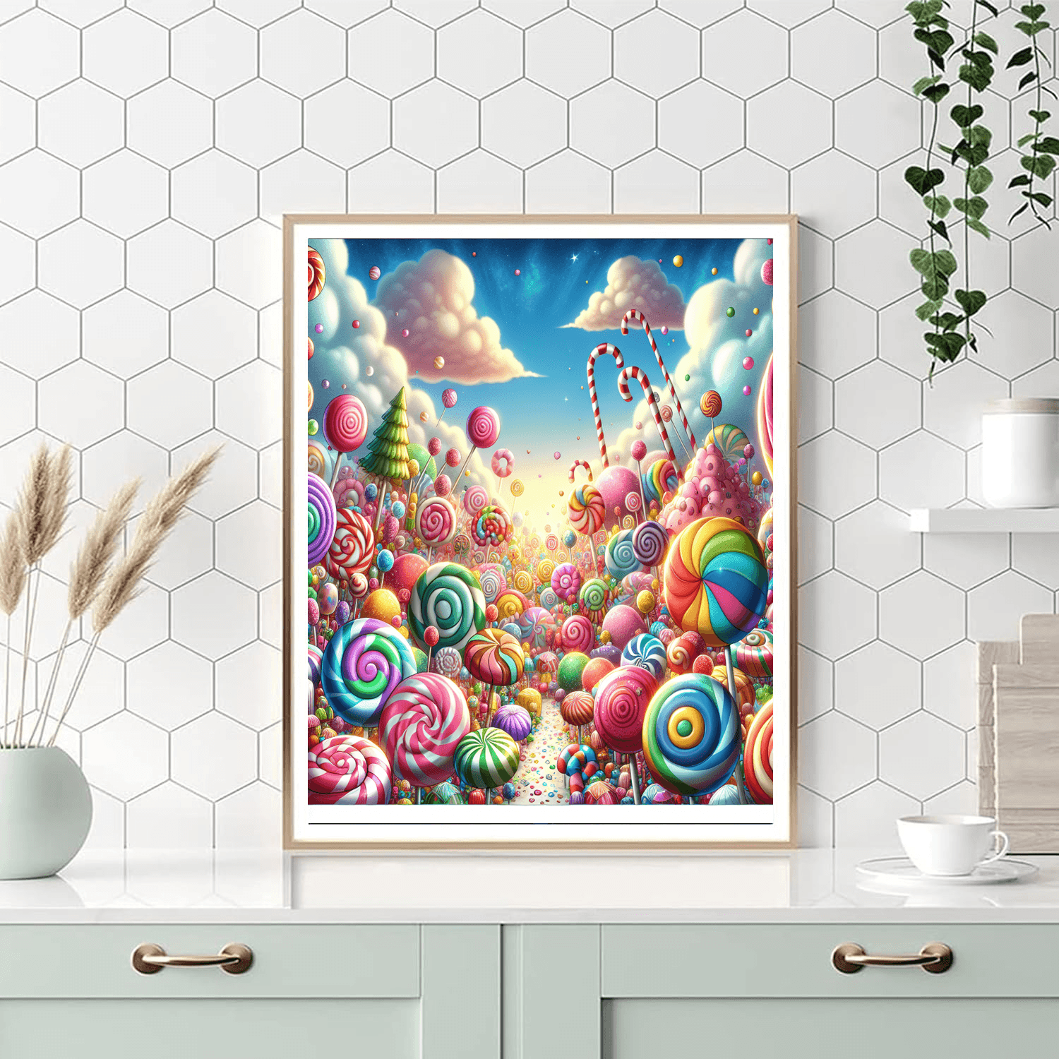 Adventure In A Candy Land Painting By Numbers Kit
