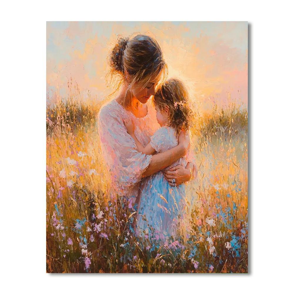 Forever In Her Heart Number Painting