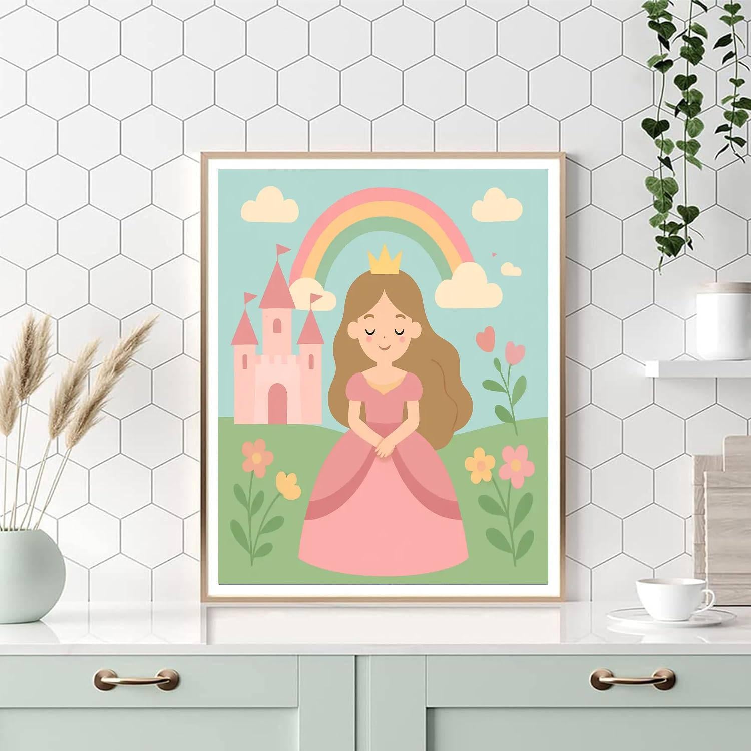 Fairytale Princess Painting By Numbers Kit