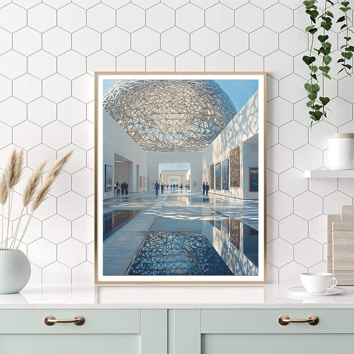 Louvre Abu Dhabi - Abu Dhabi Paint By Numbers