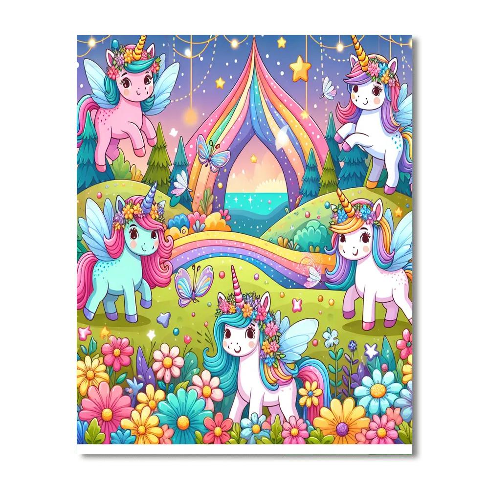 Fantasy Friends Paint By Numbers Art