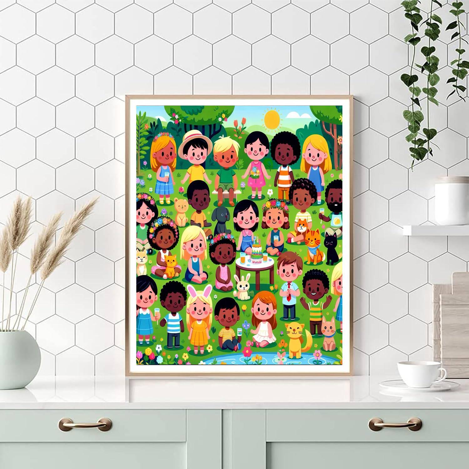Friendship Garden Party Paint By Number