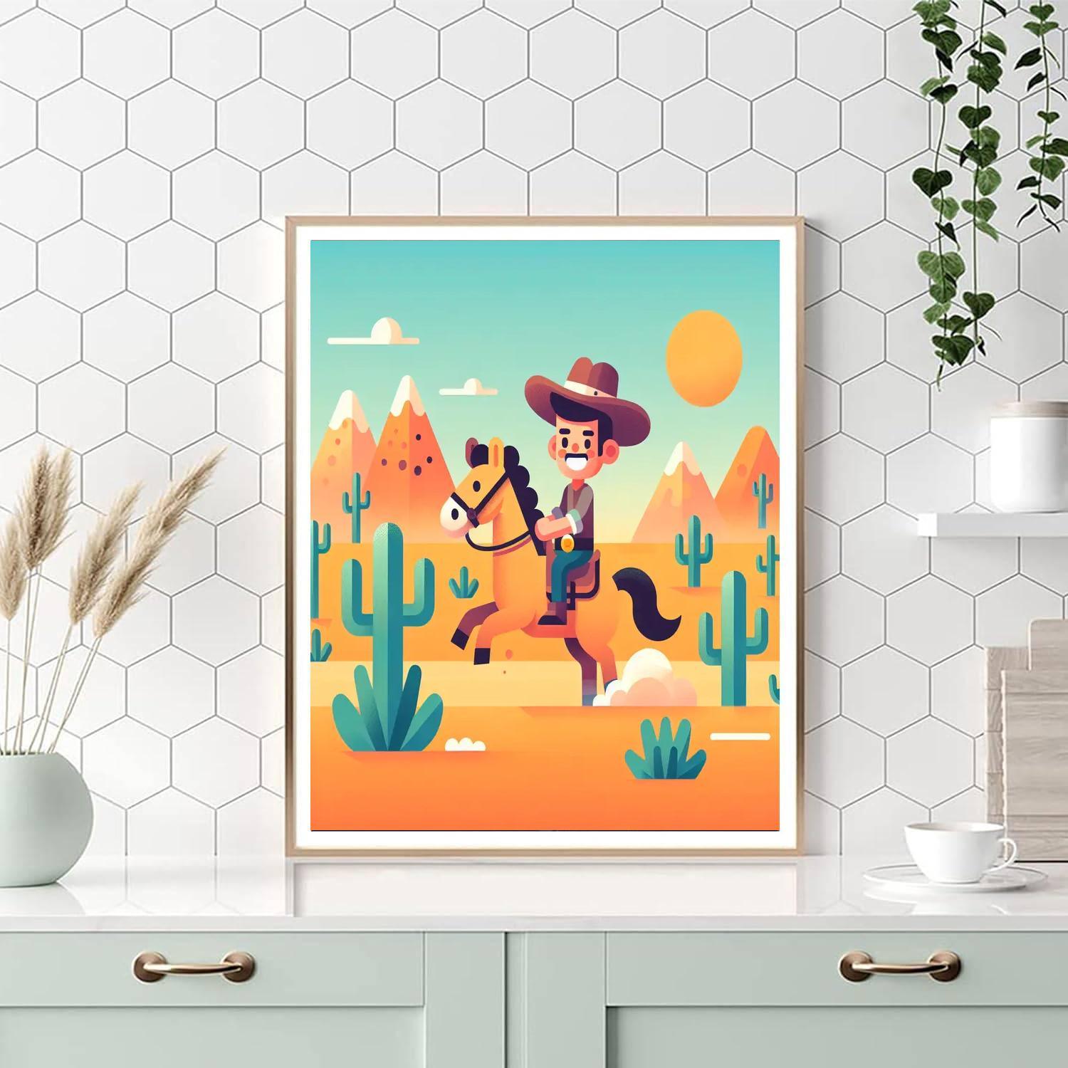 Wild West Frontier Quest Paint By Numbers Kits