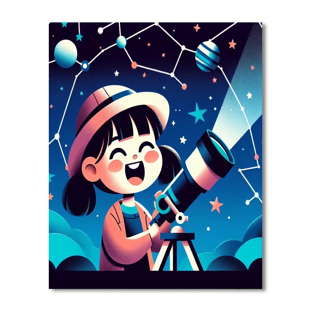 Astronomy Detective Mission Paint By Numbers Kits