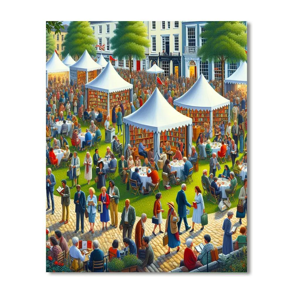 Cheltenham Literature Festival - Uk Painting By Numbers Kit