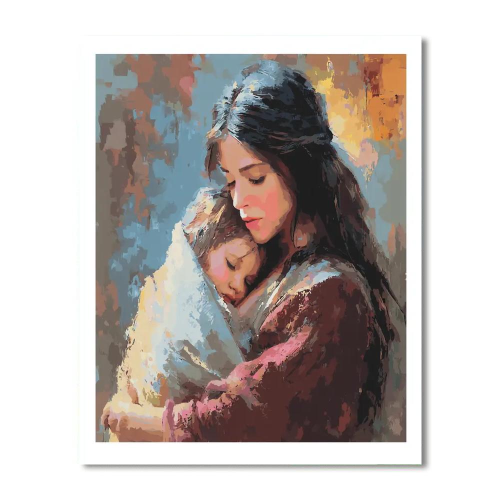 The Comforting Hug DIY Paint By Numbers