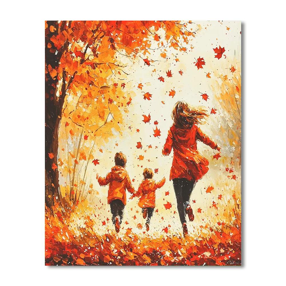 Echoes Of Joyful Laughter Numbered Painting Kits