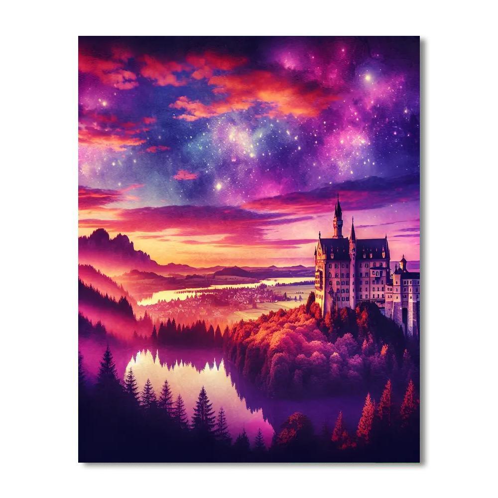 Fairytale Castle Dreams DIY Paint By Numbers