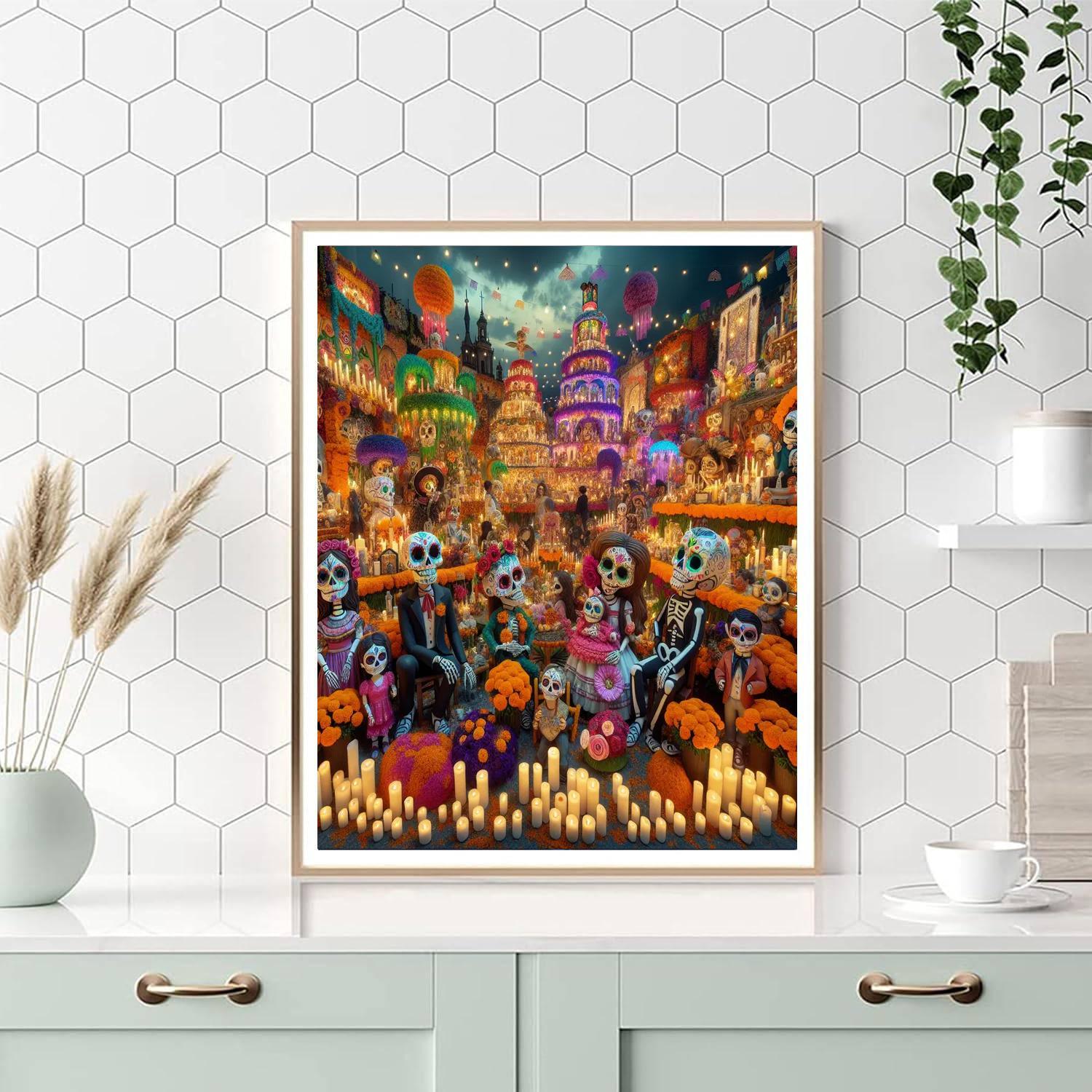 The Day Of The Dead Paint By Numbers Art
