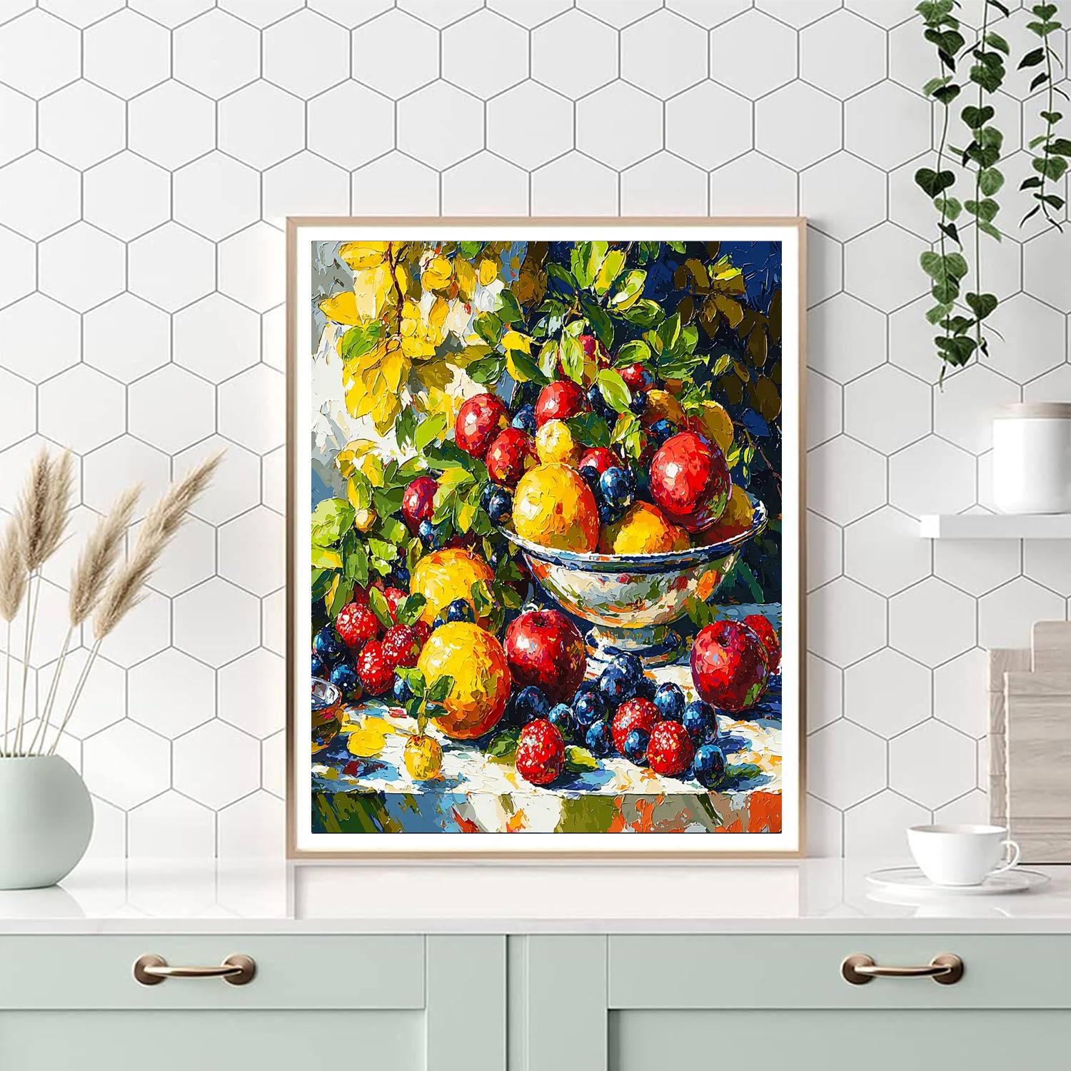 Paul Cézanne Inspired Fruits Of The Earth Harmony  Painting By Numbers Kit