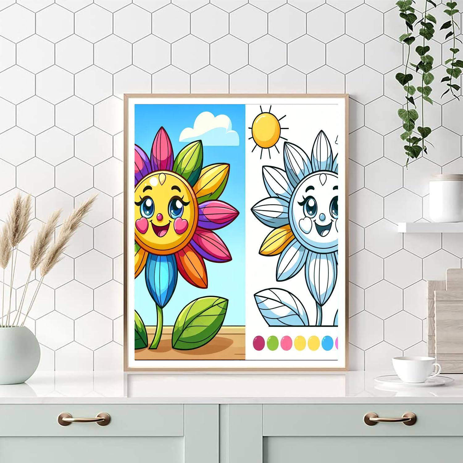 Fantastic Flower Paint By Numbers