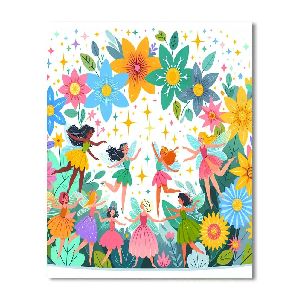 Dancing Fairy Friends Paint By Numbers Kits