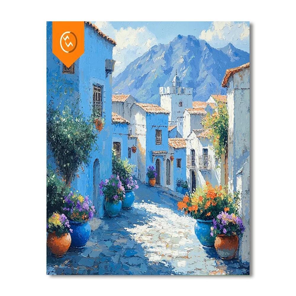 The Blue City - Chefchaouen Paint By Number