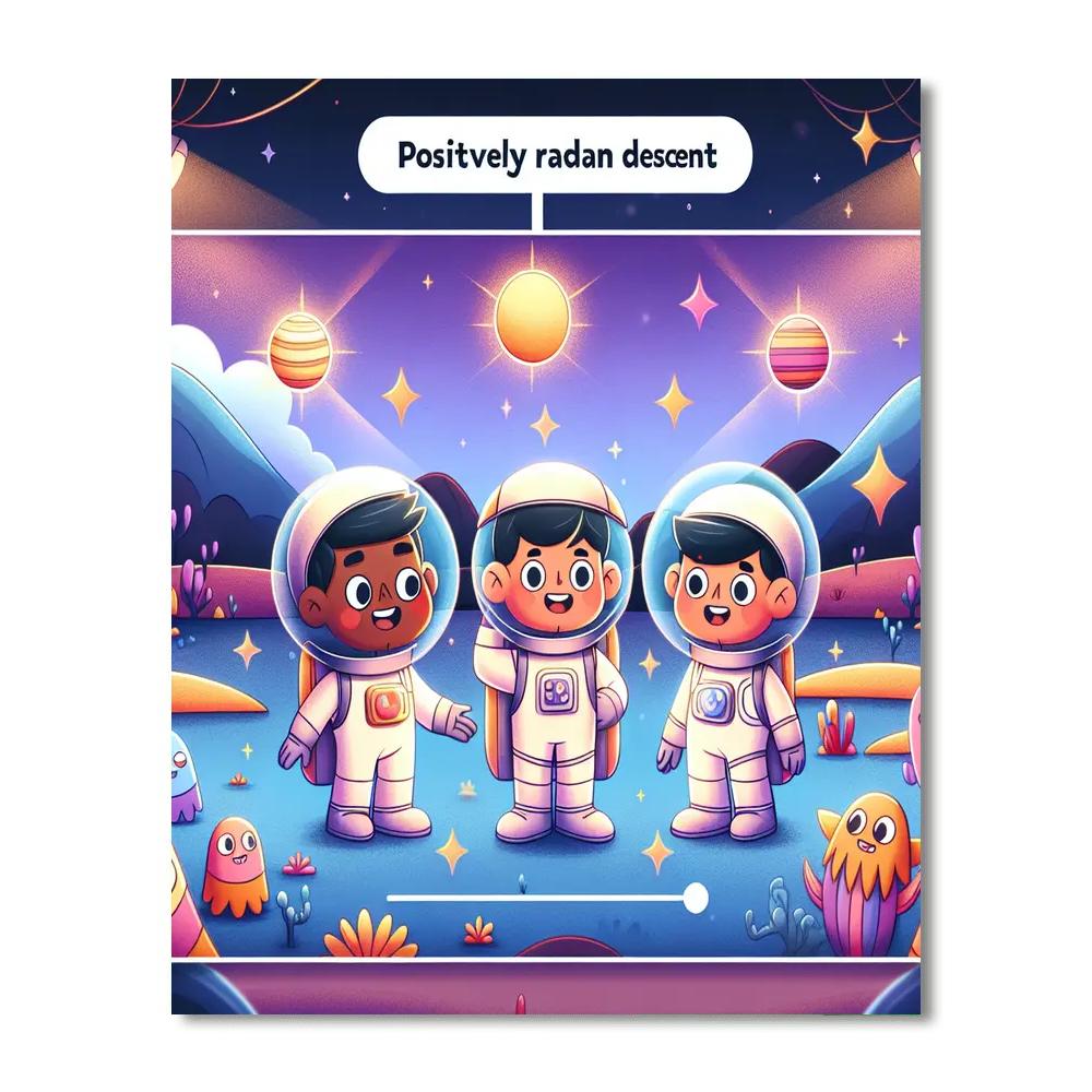 The Fun Space Adventure DIY Paint By Numbers