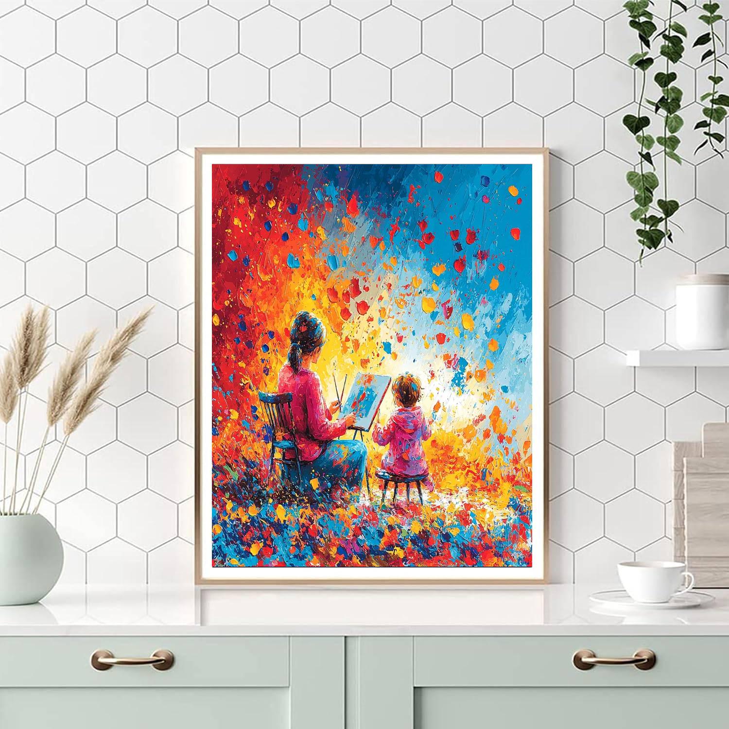Heartfelt Handprints Numbered Painting Kits