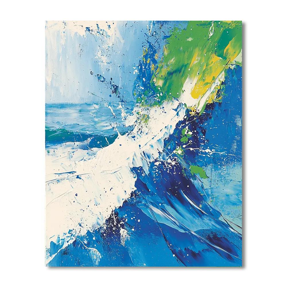 Jackson Pollock Inspired Dynamic Waves Of Energy  Paint By Numbers Kits
