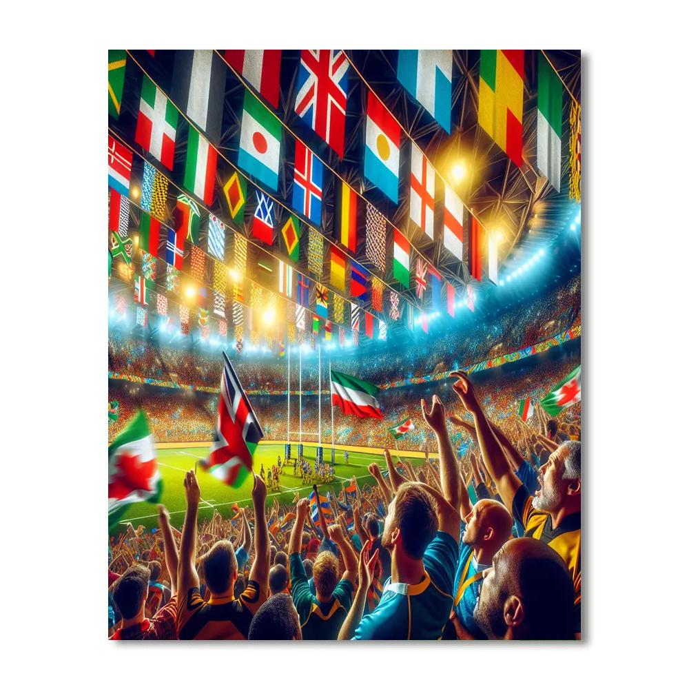 Rugby World Cup - Global Paint By Color