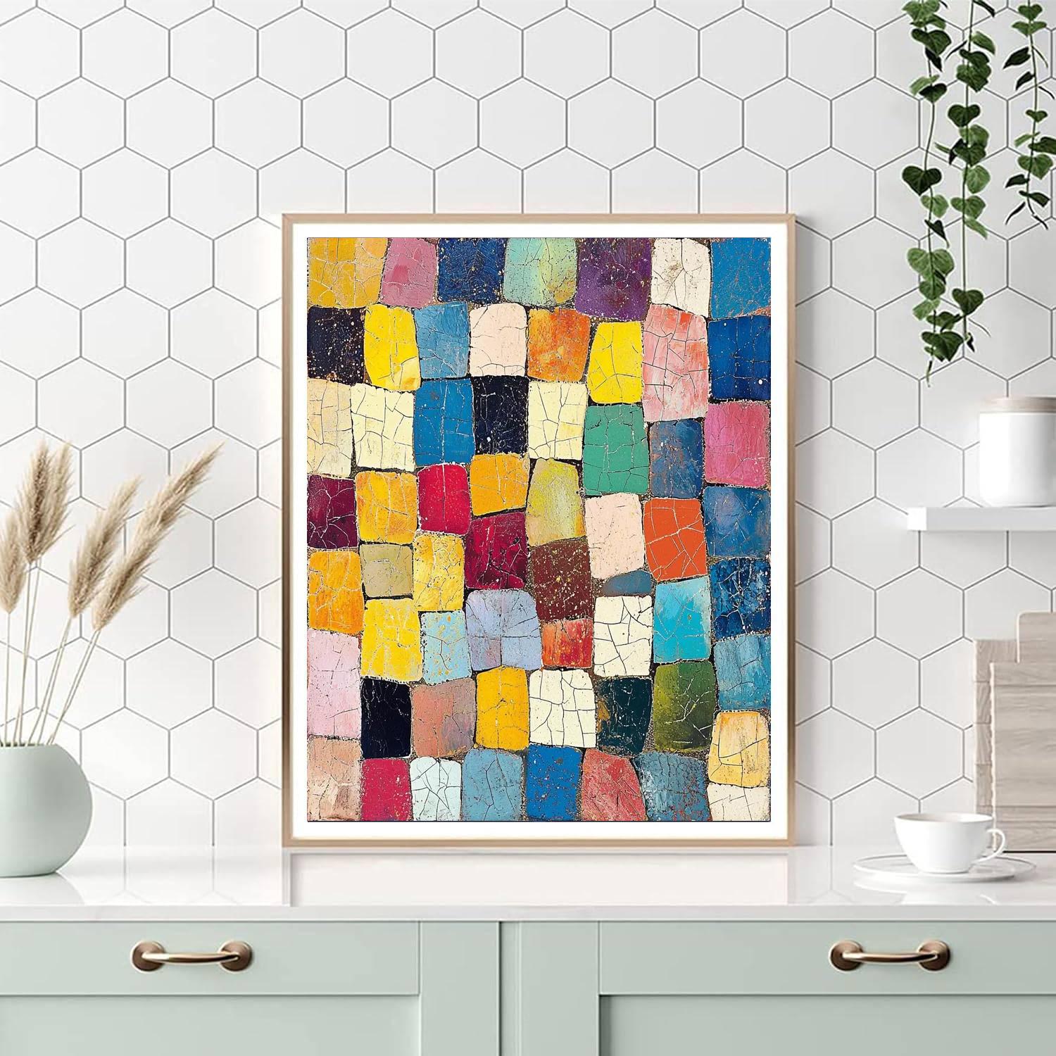 Paul Klee Inspired Vision Of Color  Painting Number Kit