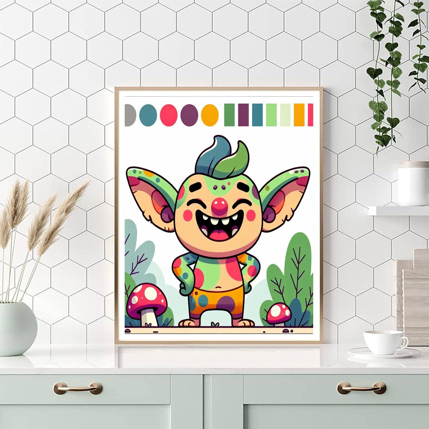 Giggling Goblin Painting Number Kit