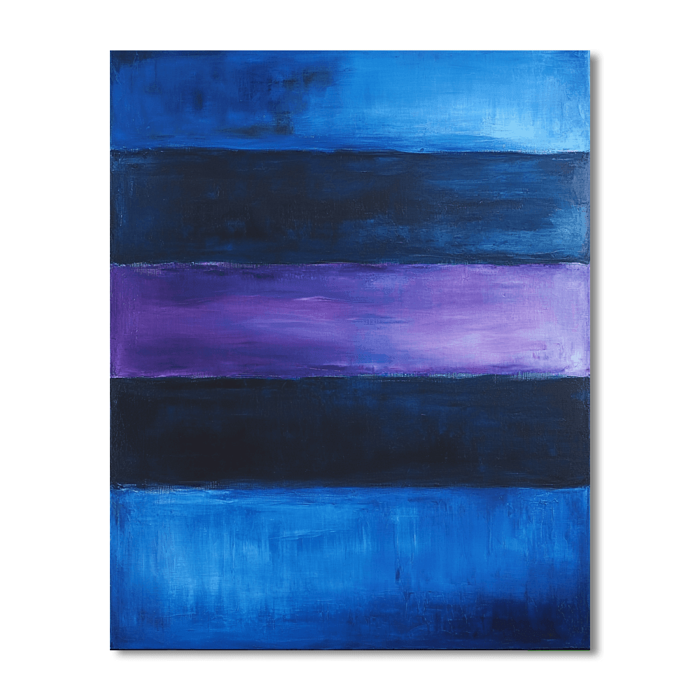 Mark Rothko Inspired Rothko's Cosmic Dreams  Painting By Numbers Kit