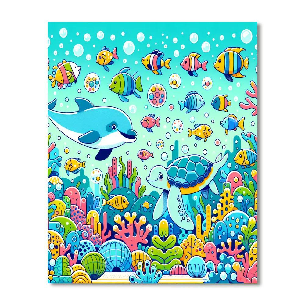 Joyful Ocean Expedition Paint By Numbers
