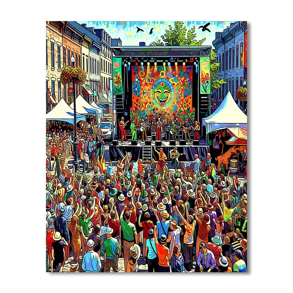 Montreal's Just For Laughs Festival Paint By Numbers Kits