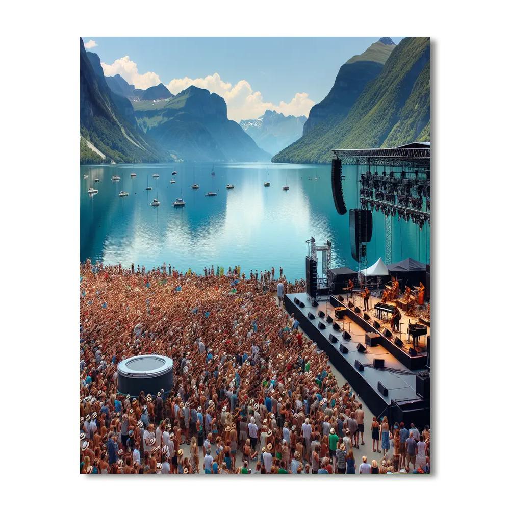 Montreux Jazz & Blues Festival - Montreux Paint By Numbers Kits