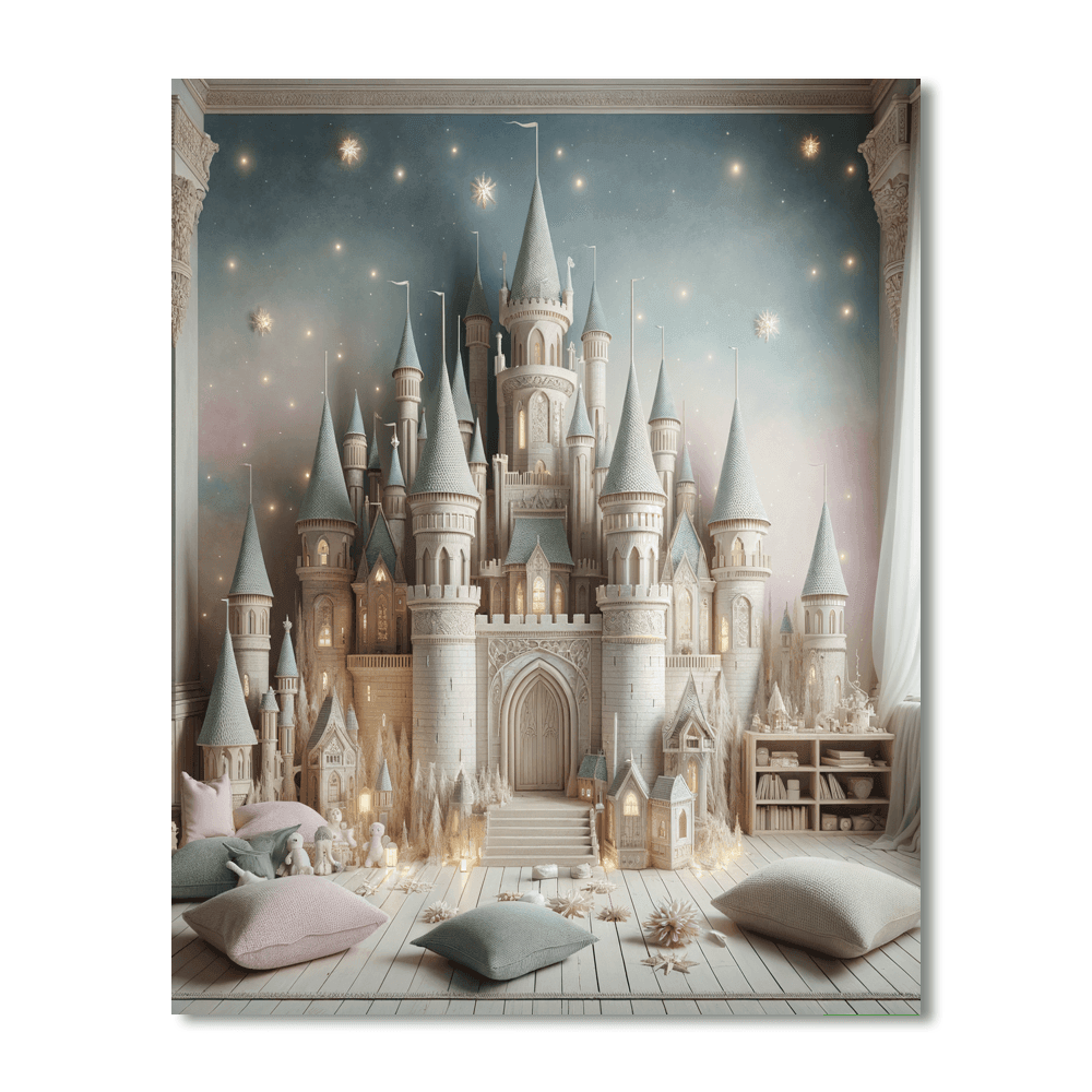Ethereal Fairy Tale Castle - DIY Painting By Numbers Kit