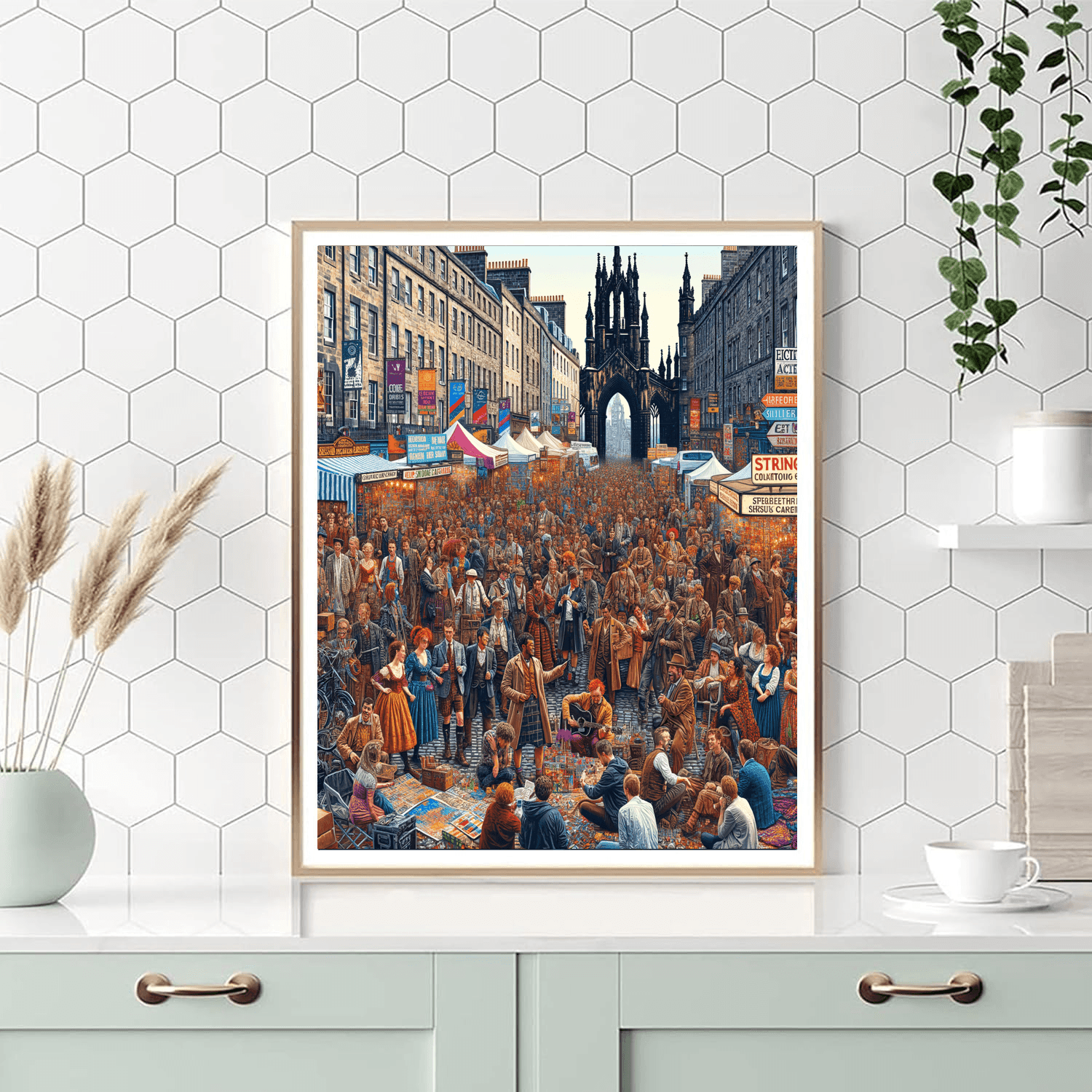 Edinburgh Fringe Festival - Edinburgh Painting By Numbers Kit