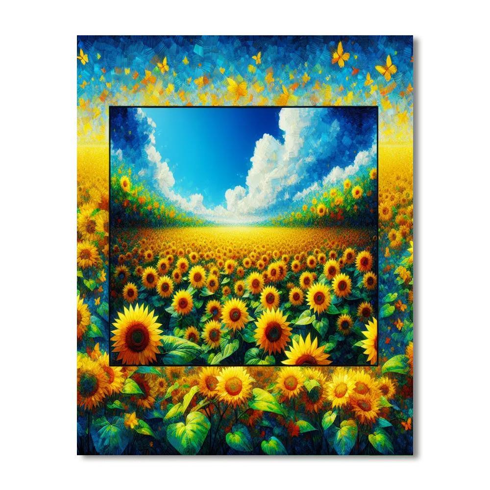 Summer Bloom Painting By Numbers Kit