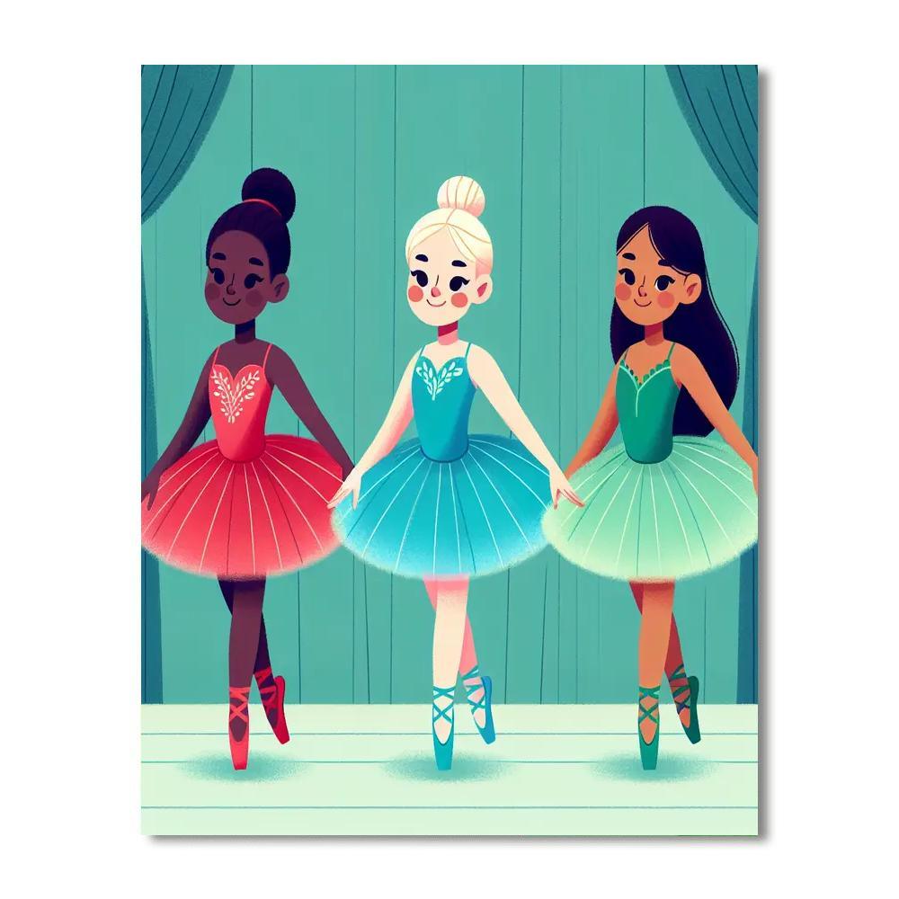 Ballet Recital Paint By Color