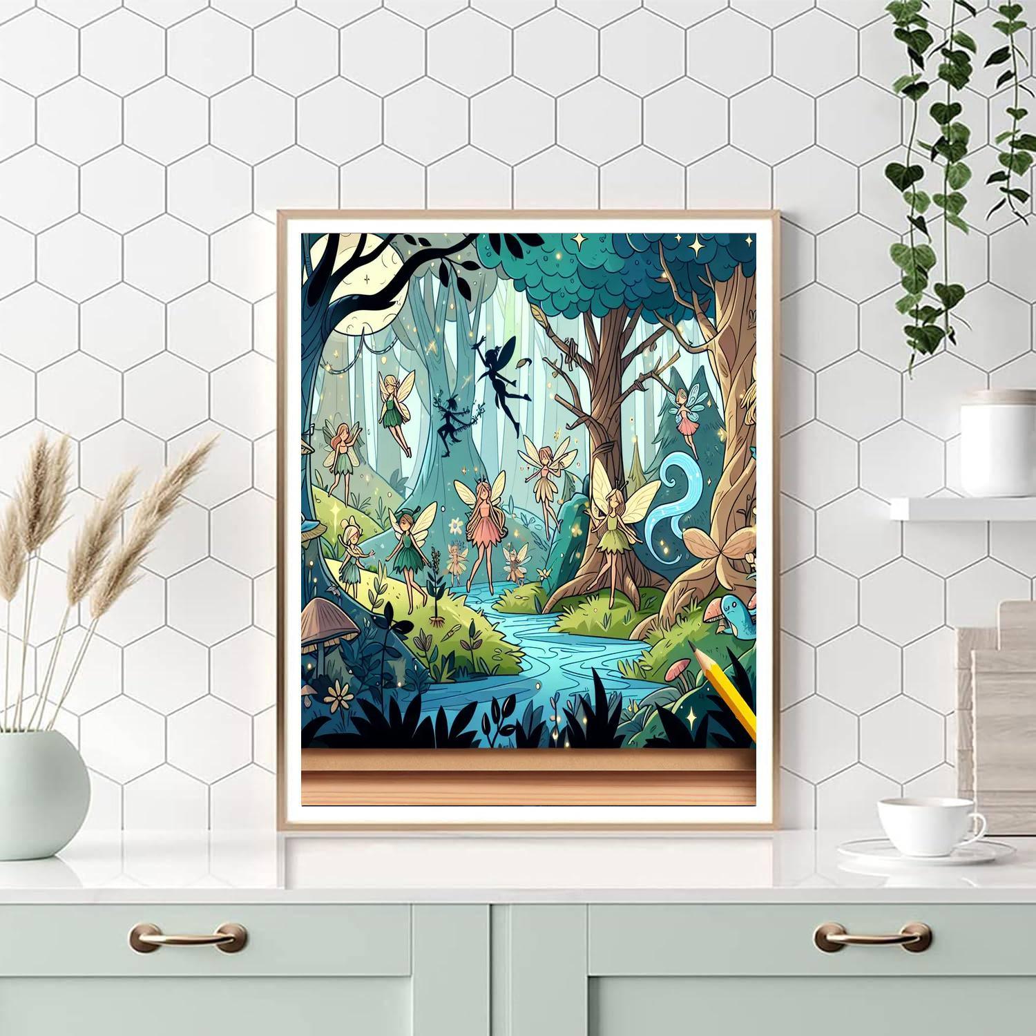 Mystical Forest Hideaway Numbered Painting Kits