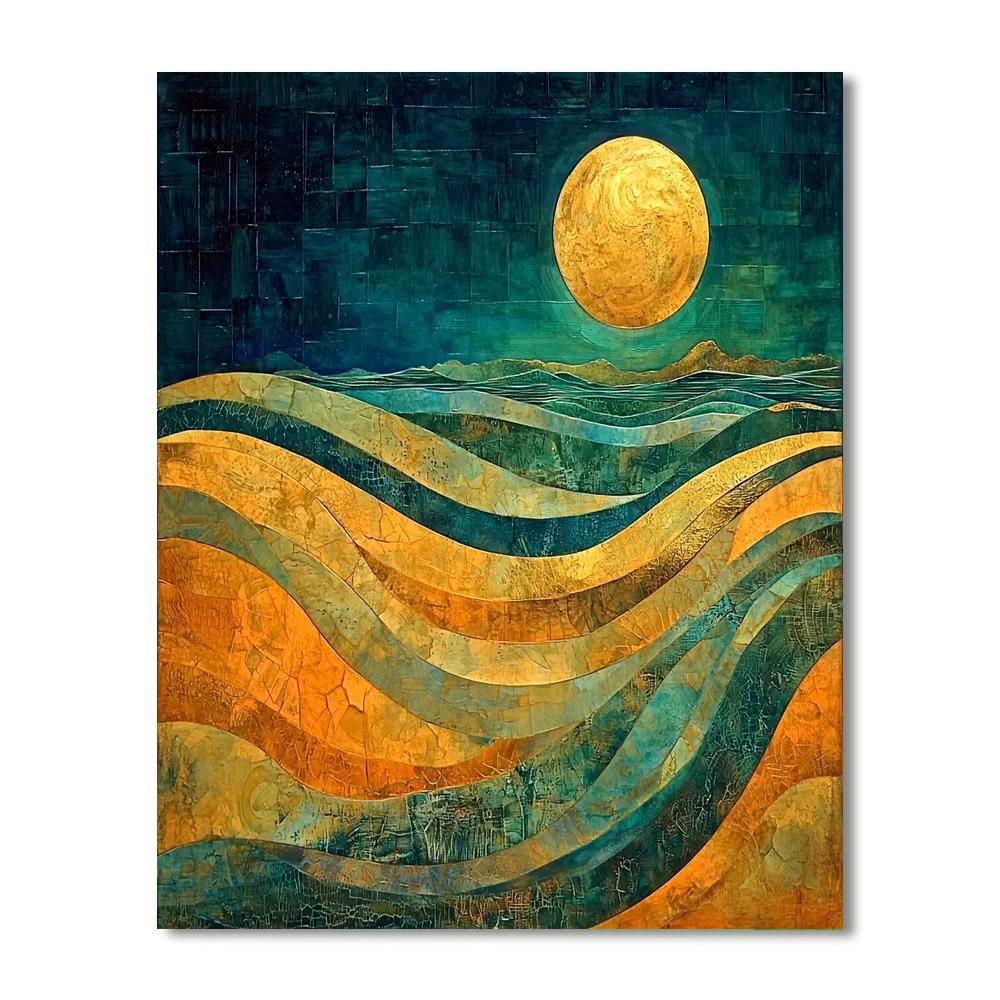 Max Ernst Inspired Beyond The Horizon  Painting By Numbers Kit