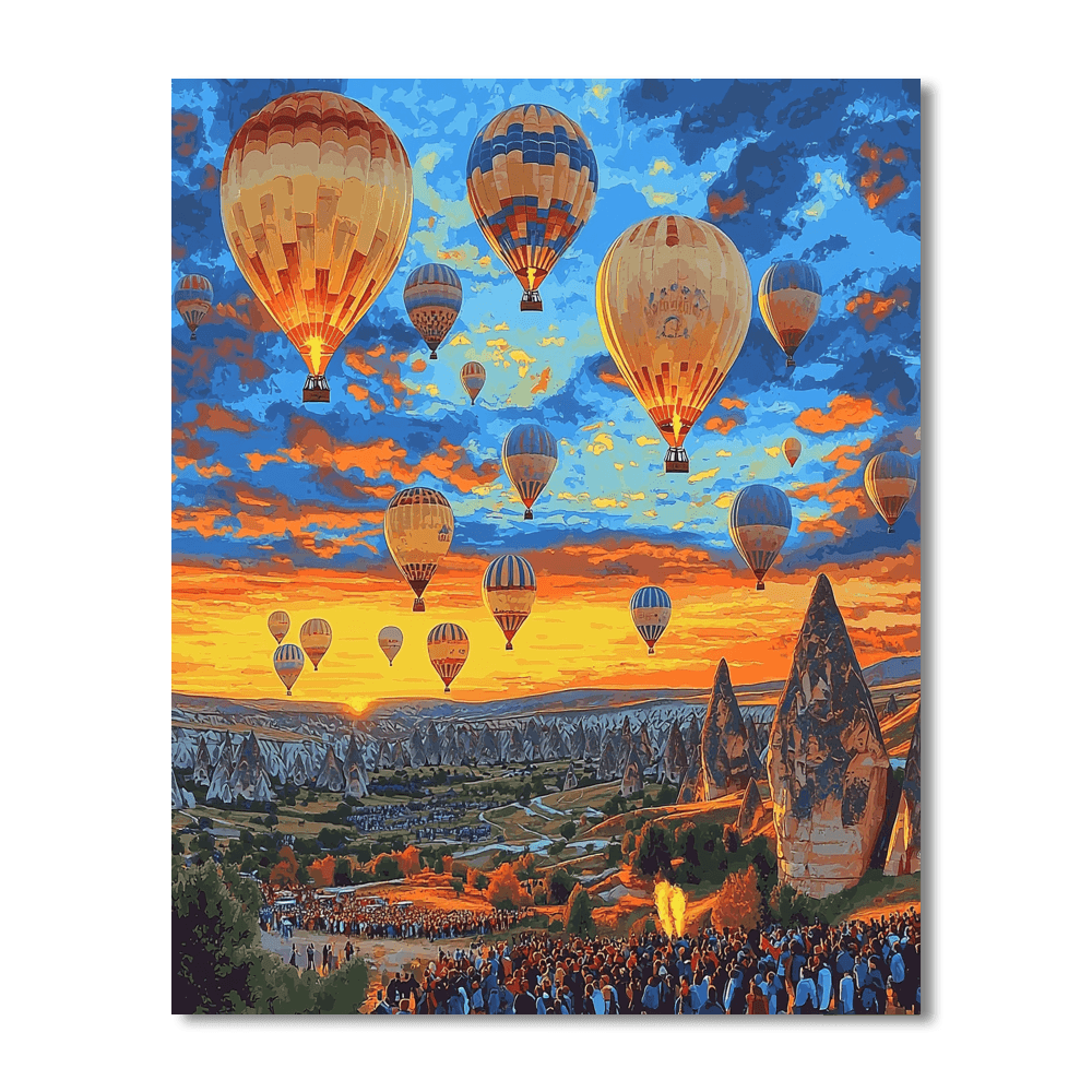 Cappadocia Balloon Festival Paint By Numbers