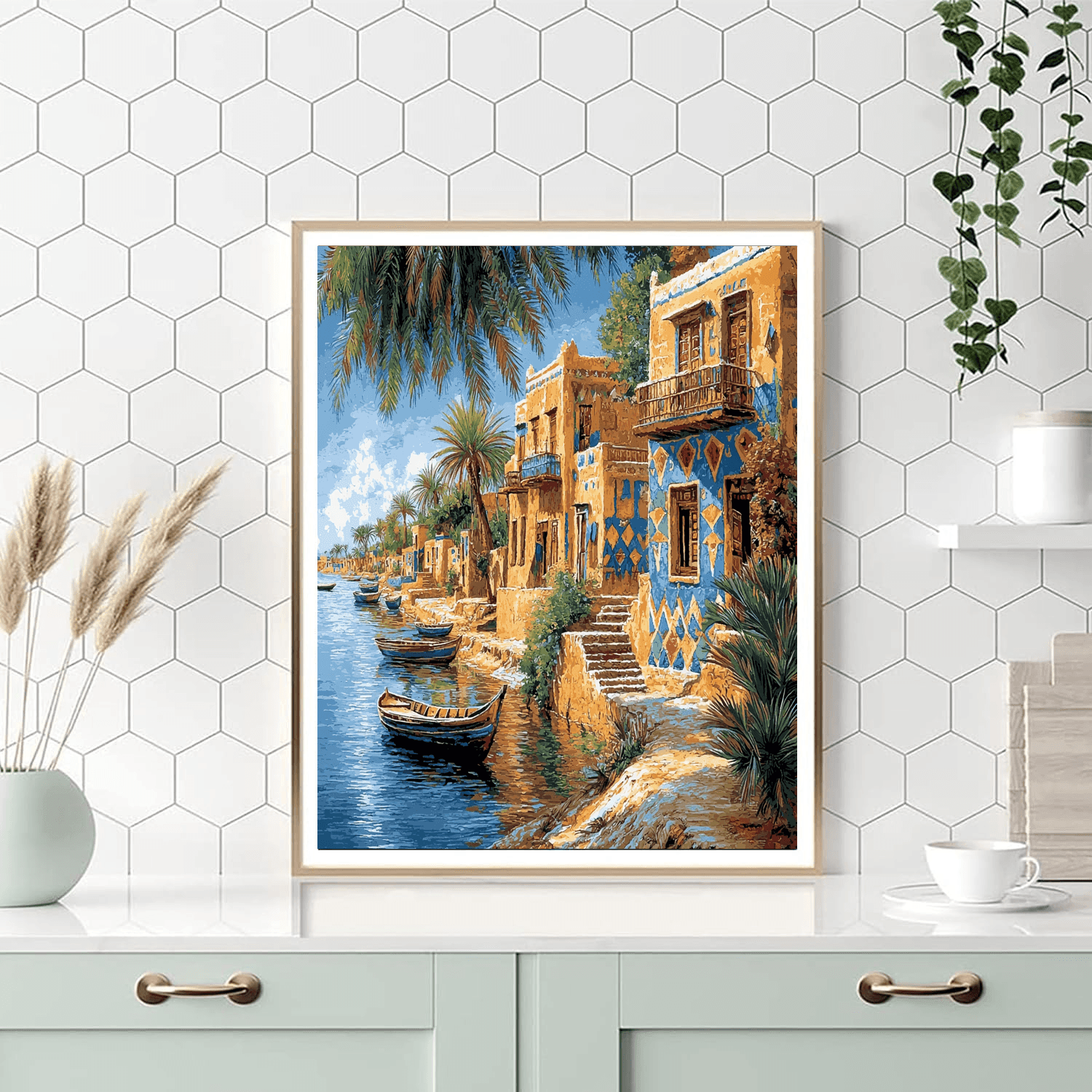 Nubian Village - Aswan Paint By Numbers