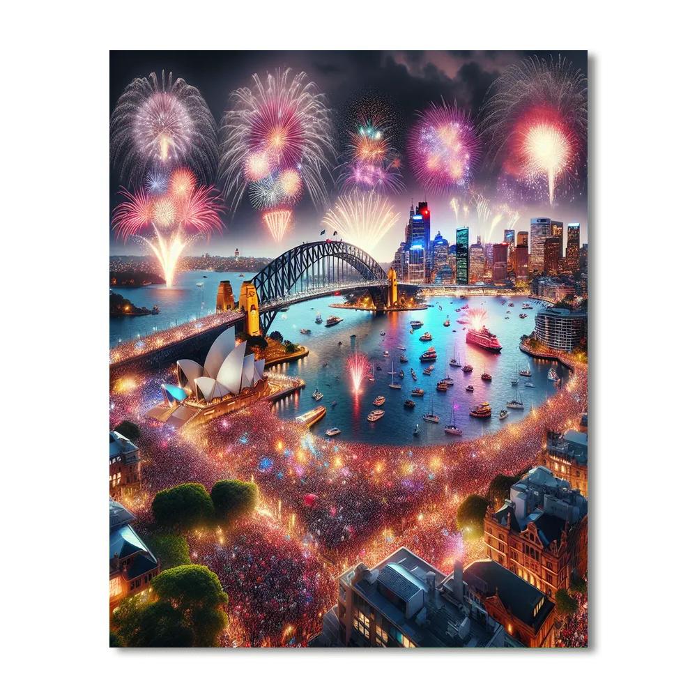 New Year Festival Paint By Numbers Kits