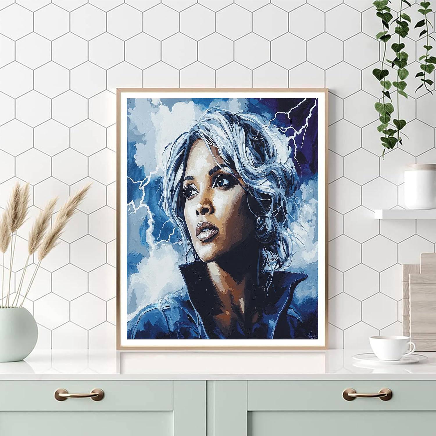 Halle Berry: Storm's Gale Of Electrifying Talent Numbered Painting Kits