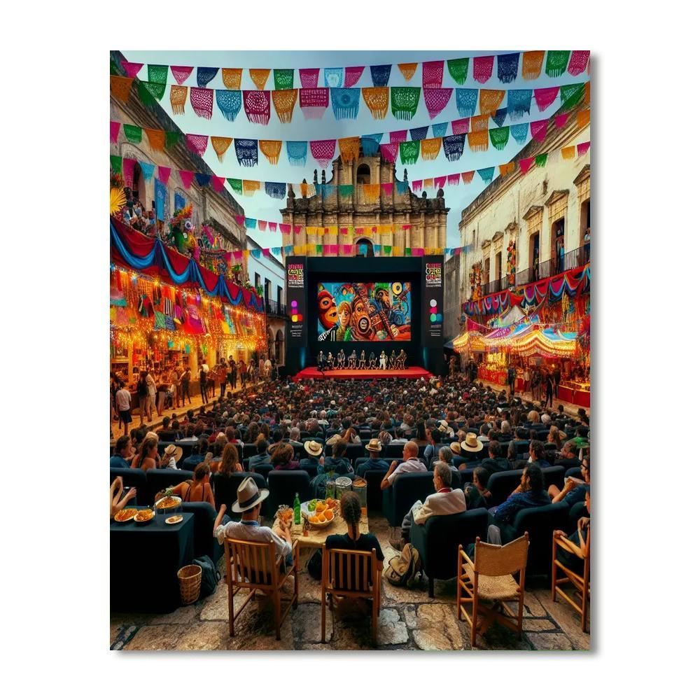 Festival Internacional Del Nuevo Cine Latinoamericano - Havana Number Painting