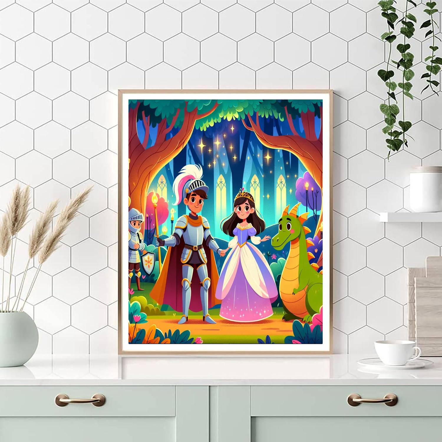 Artistic Fantasy World Painting By Numbers Kit